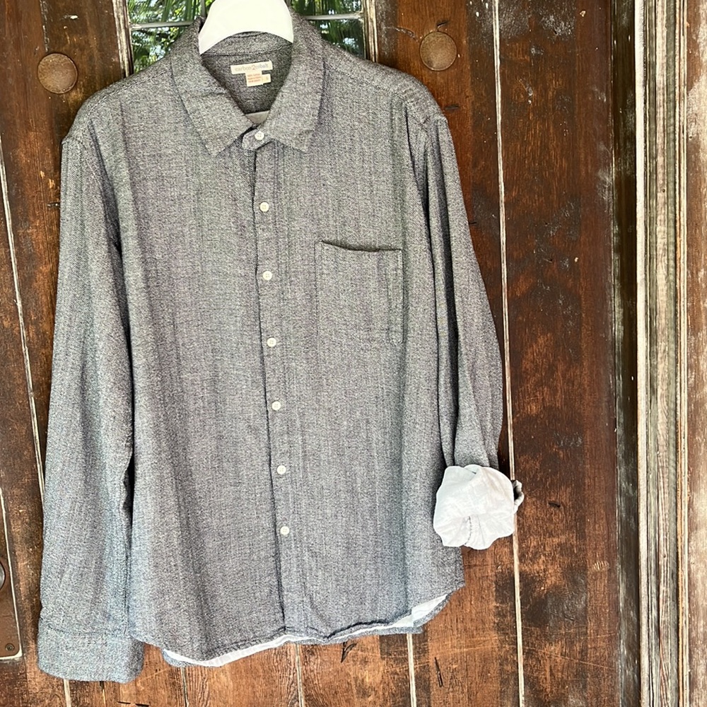 Carbon2colbalt | Double Lined Button Front Shirt - image 3